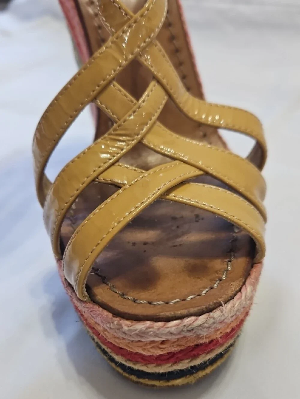 Kate Spade New York Lindsay Rainbow Espadrille Wedge Sandals